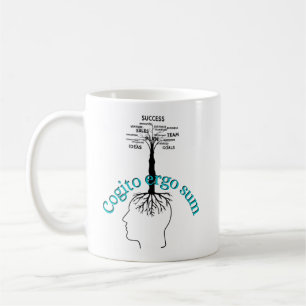 Mug Cogito ergo sum (Je pense, donc je suis)