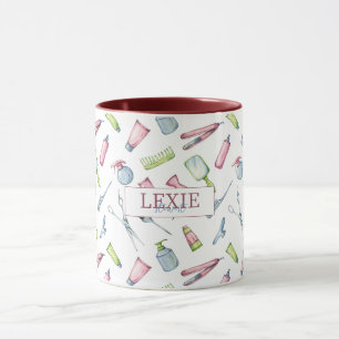 Mug Coiffeur, Coiffeuse Salon de Beauté Personnalisé