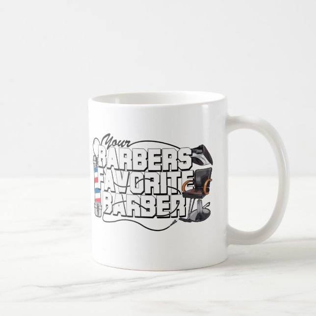 Mug Coiffeur de favori de coiffeurs (Droite)