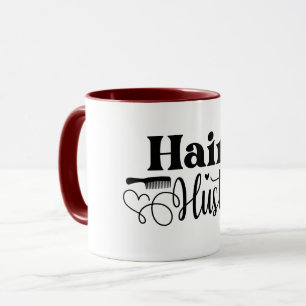 Mug Coiffeur Minimaliste Hustler de Cheveux