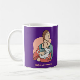 Mug Coiffure de chat ne se soucient pas mignon Leonard