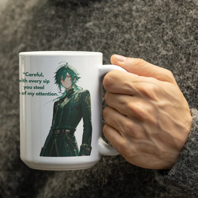 Mug Coiffure royale type Anime (Créateur téléchargé)