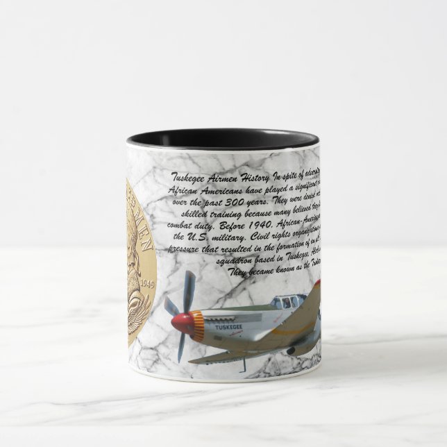 MUG COIN D'AÉRONEF TUSKEGEE  (Centre)