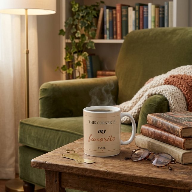 Mug Coin Lecture - Mug Cozy pour Amoureux de Livre (Créateur téléchargé)