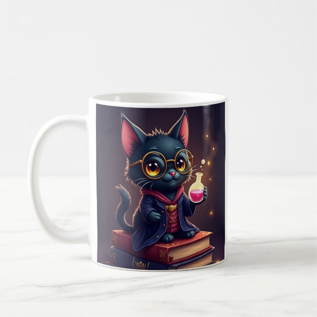 Mug Coin Magique de Salon de Lecture Dark Academia Boo (Gauche)