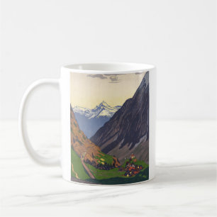 Mug col du Saint-Gothard massif montagneux dans les Al