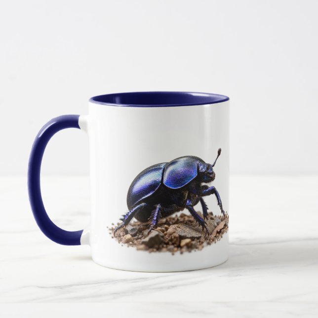 Mug Coléoptère Bleu Faune et Flore des Bois (Gauche)