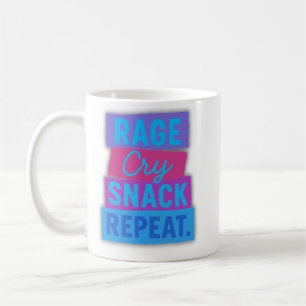 Mug Colère Cri Snack Répéter – Drôle Relatable
