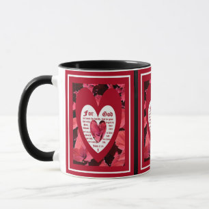 Mug Coleus Gros plan avec John 3:16