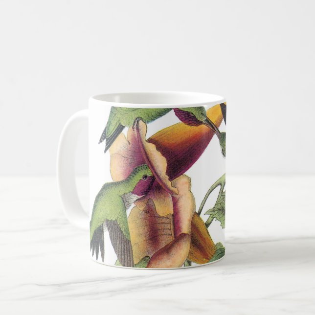 Mug Colibri à gorge rubis par Audubon (Devant gauche)