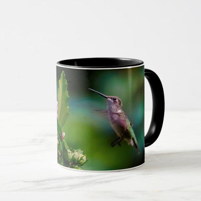 Mug Colibri à gorge rubis - Photo originale (Devant droit)