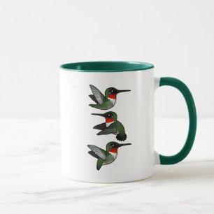 Mug Colibri à gorge rubis volant