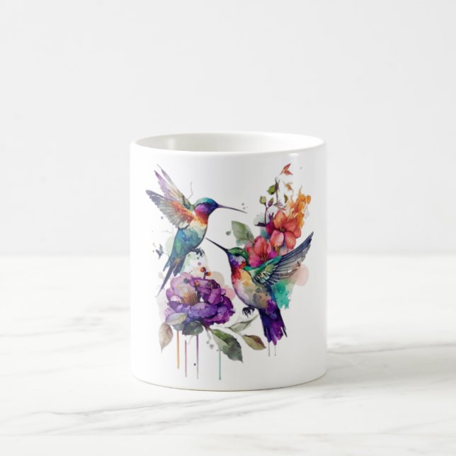 Mug Colibri aquarelle (Centre)