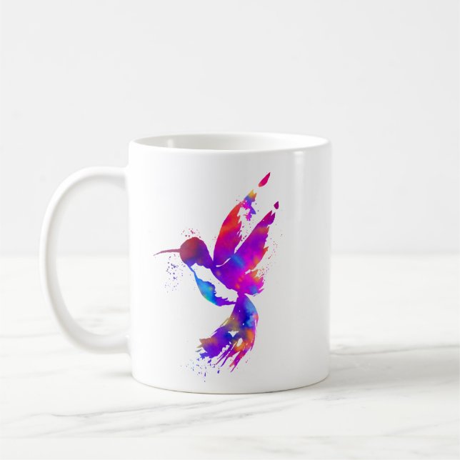 Mug Colibri arc-en-ciel (Gauche)
