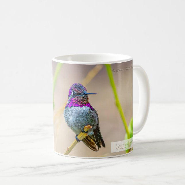 Mug Colibri de Costa Psaume 145:4 KJV (Devant droit)