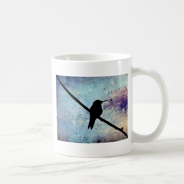 Mug Colibri de Grunge (Droite)