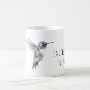 Mug Colibri de joie violet vert