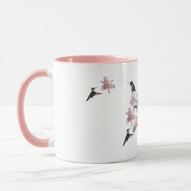 Mug Colibri et lys (Gauche)