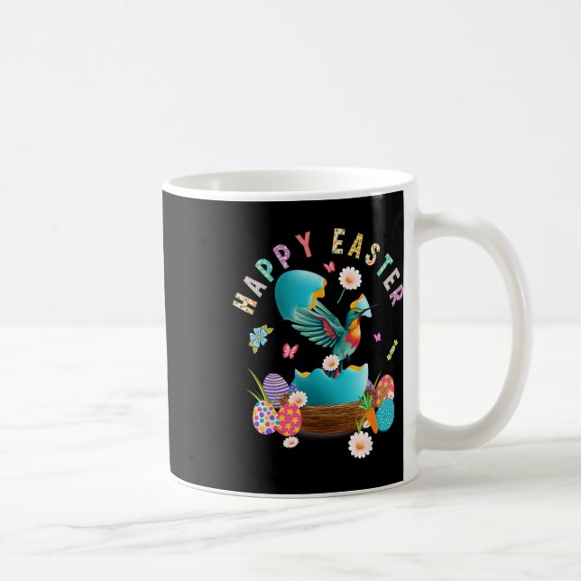 Mug Colibri Joyeuses Pâques Chasse aux œufs de Pâques  (Droite)