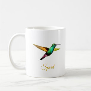 Mug Colibri multicolore mignon & calligraphie