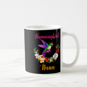 Mug Colibri nana floral oiseau noeud papillon amant mè