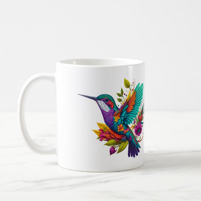Mug Colibri orné (Gauche)