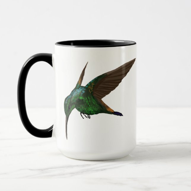 Mug Colibri rongé de cuivre (Gauche)