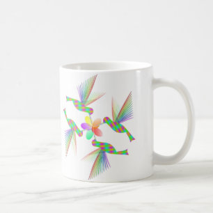 Mug Colibris Arc-En-Ciel Embrasser Une Fleur