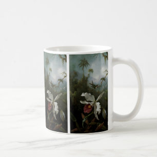 Mug Colibris et Orchidée blanche de Martin J. Heade
