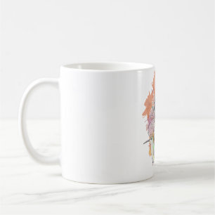 Mug Colibris floraux avec fleurs