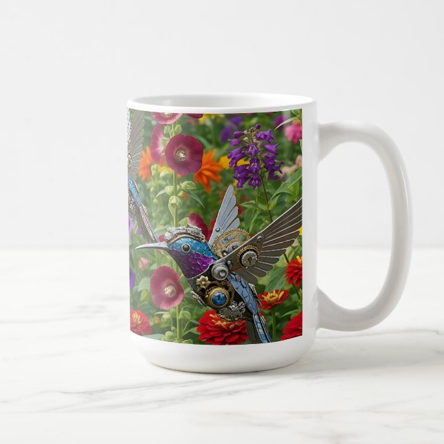 Mug Colibris Steampunk (Droite)
