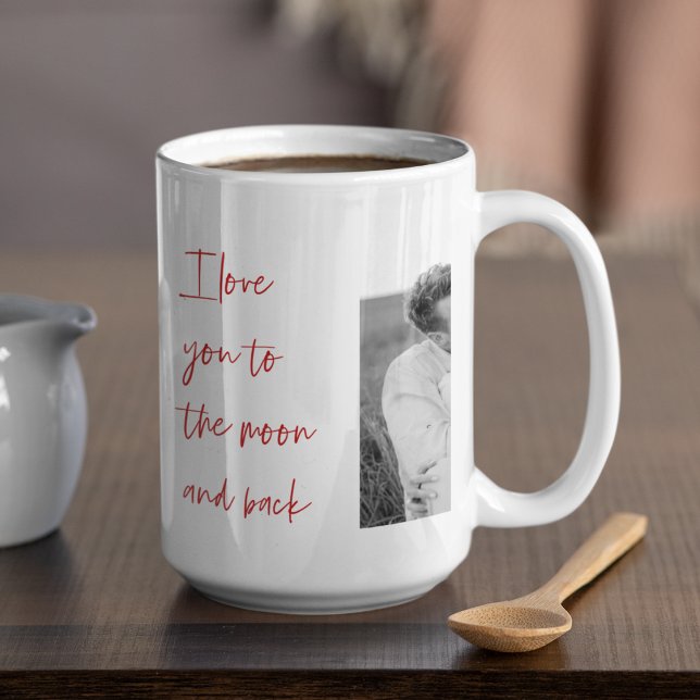Mug Collage Couple Photo & Citation Romantique Aimez-v (Créateur téléchargé)