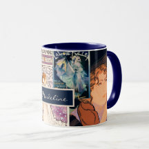 Collage d'art Poster vintage français personnalisé