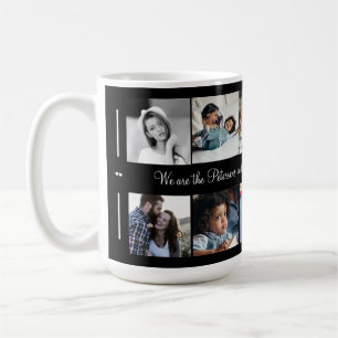 Mug Collage de 10 photos personnalisées avec votre tex