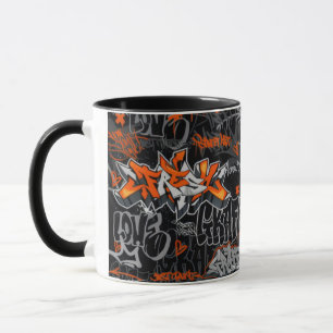 Mug Collage de graffiti d'art de rue urbain