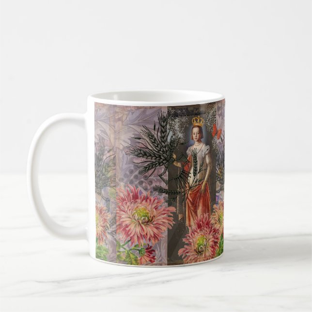 Mug Collage de la déesse céleste Vierge : Céleste vint (Gauche)