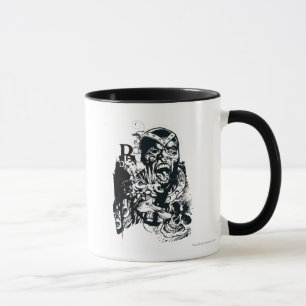 Mug Collage de la main noire et du crâne