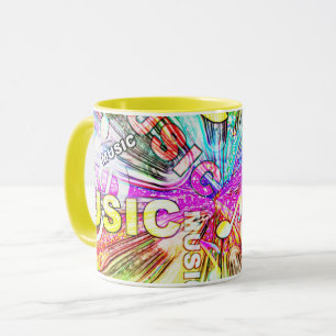 Mug Collage de musique