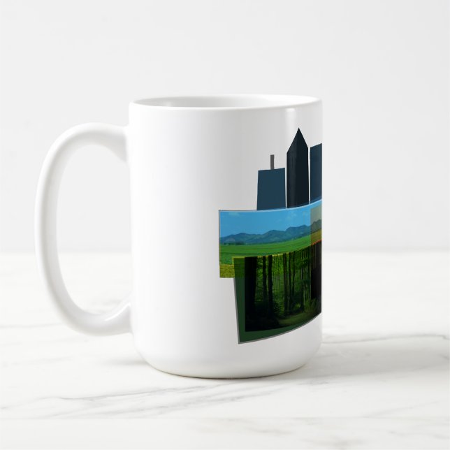 Mug Collage de nature sauvage  (Gauche)