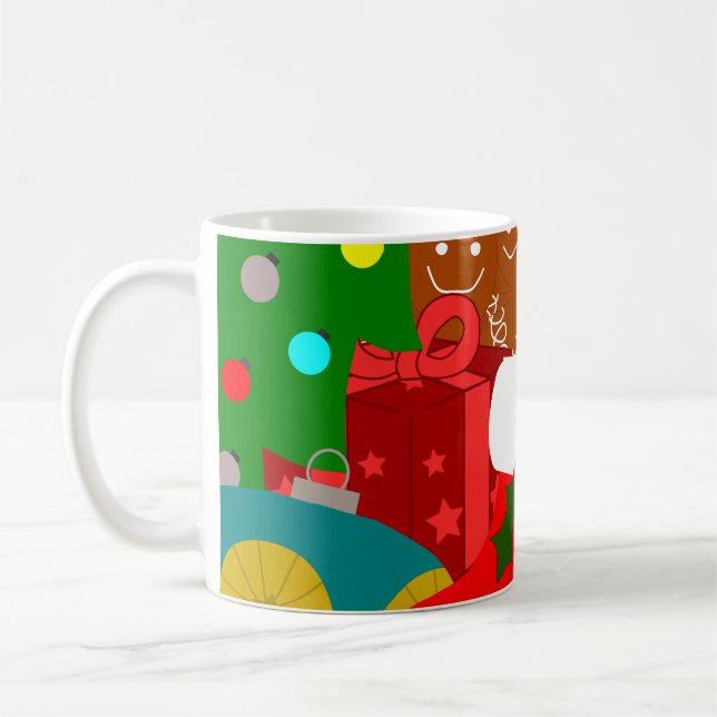 Mug Collage de Noël (Gauche)
