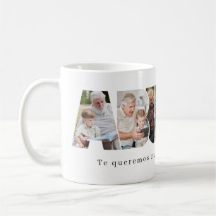 Mug Collage de photos de Abuelo espagnol pour la fête