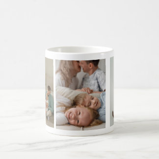 Mug Collage de photos de famille personnalisé