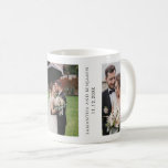 Mug Collage de photos de mariage Remerciement Demoisel<br><div class="desc">Carte de remerciement moderne de mariage multi-photo pour vos invités qui sont venus vous soutenir et célébrer votre grand jour avec vous. Ajoutez facilement vos photos préférées,  les noms des mariés,  la date et un message personnalisé et une signature au verso.</div>