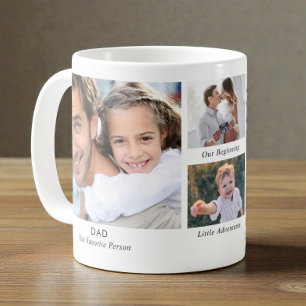 Mug Collage de photos de Papa