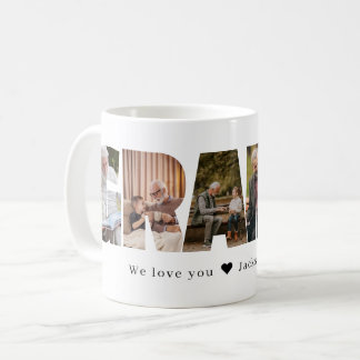Mug Collage de photos de Papy pour la fête des Pères
