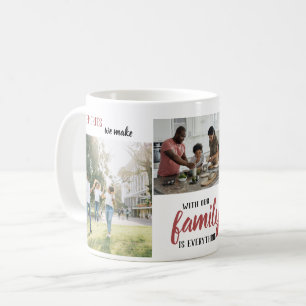 Mug Collage de photos de typographie Terra Rosa Citati