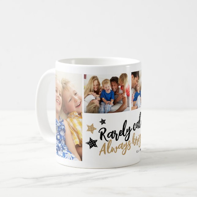 Mug Collage de photos familiales Calm Bright (Devant gauche)