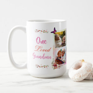 Mug Collage de photos grand-mère amour féminin personn