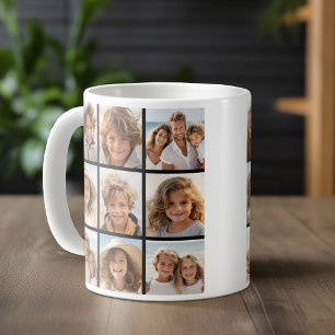 Mug Collage de photos Instagram avec 9 photos carrés
