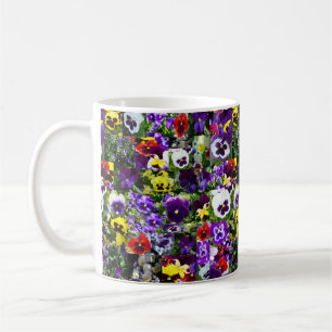 Mug Collage de photos Pansy : Kaleidoscope de la beaut